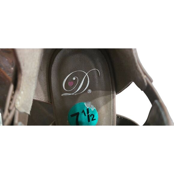 My Delicious Brand Ankle Booties Strappy Womens SZ 7.5 Heel 3 inch - Picture 7 of 7